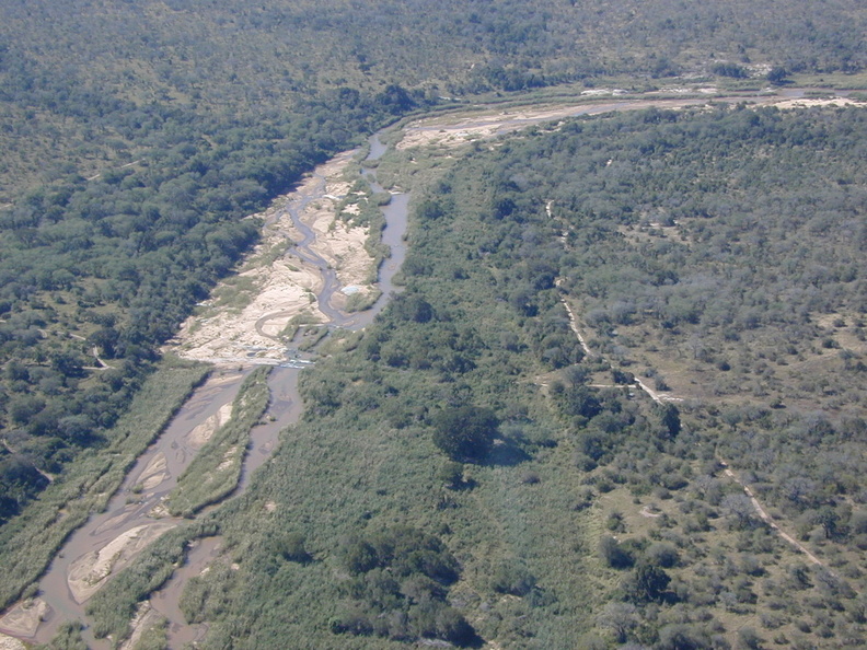 The Sabi River from the air