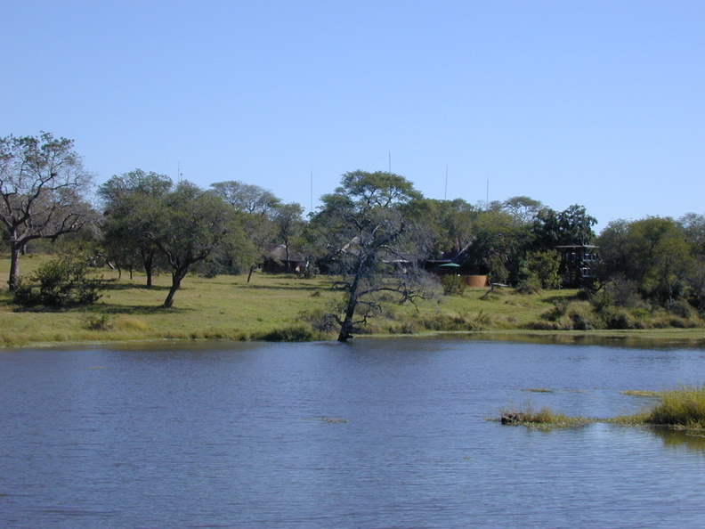 View of Vuyatela from across the dam.