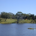 View of Vuyatela from across the dam.