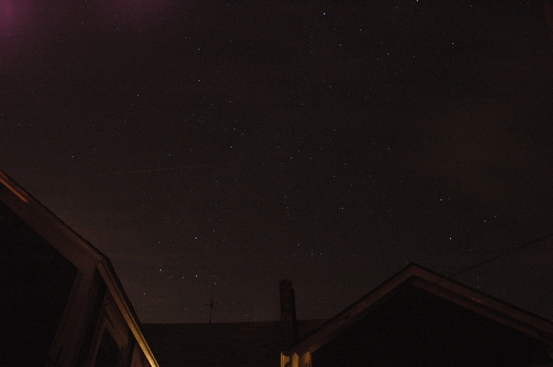 Stars over the house