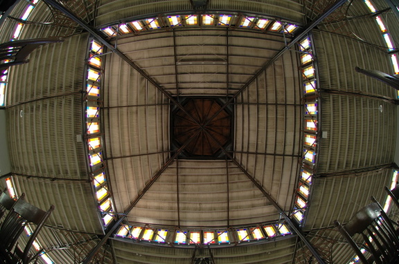 Tabernacle roof from inside