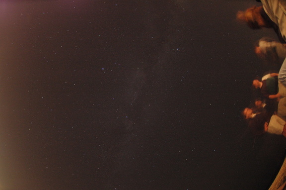 Milky Way with observers