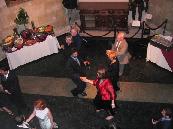 Zim and Nancy getting down, with Bob and Lillian, Don and Diane, and Deb and Mark.