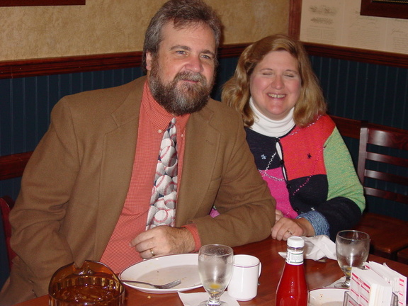 Family brunch: David and Susan