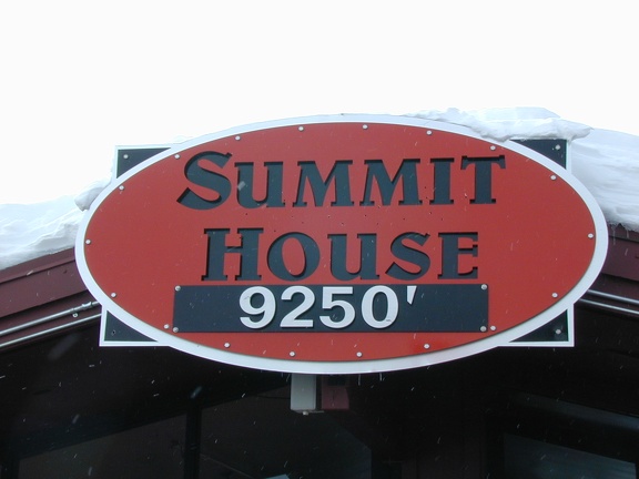 Main lodge at the top of Summit House