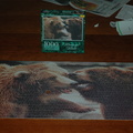 We did finally finish this puzzle (except for the missing piece), but it was a real bear.
