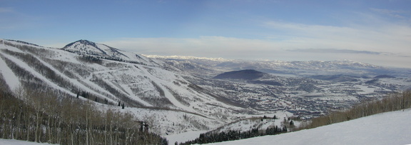 Panorama on the first day of skiing_180