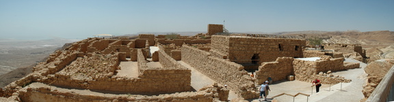 Roman bath and ruins at Masada_180