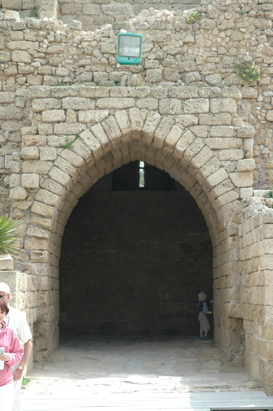 Archway at Caesaria, ruins south of Haifa