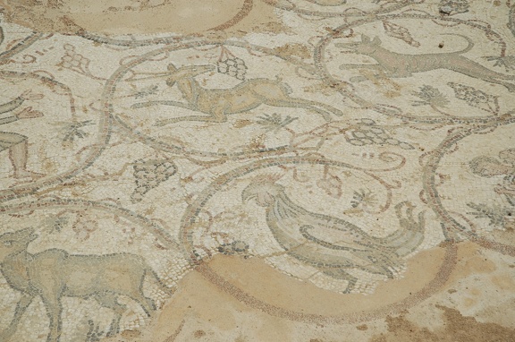 Floor mosaic at Caesaria
