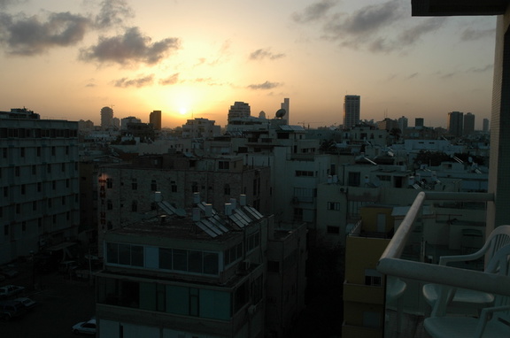 Sunrise in Tel Aviv