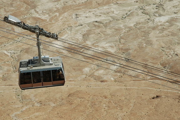 Lazy man's way up to Masada