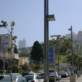 Bahai Gardens and our hotel, Haifa