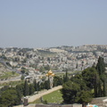 a view of Jerusalem with a church to Mary Magdalene clearly visible