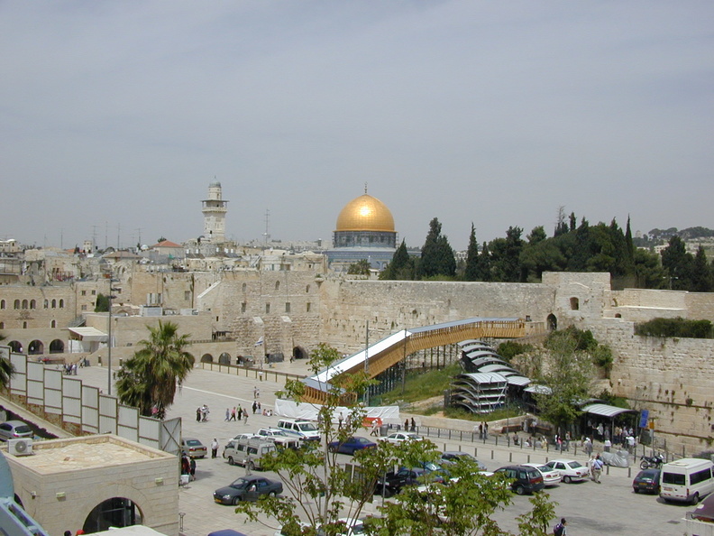 Jerusalem, with a view of the Dome of the Rock (mosque)