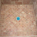 Grouted shower floor