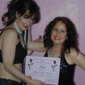 my very own "exotic dancer" certificate