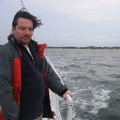 Bob on the Mad Max sailboat