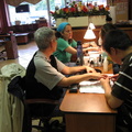 Elaine and Alissa get the nail treatment