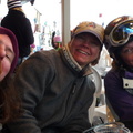 Bob, Kat, and Sabrina at our final apres ski