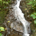a small supplementary waterfall