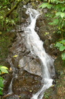 a small supplementary waterfall