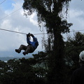 the last zipline was low for easy picture taking