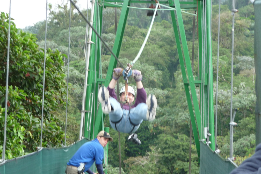 Paul showing good landing form