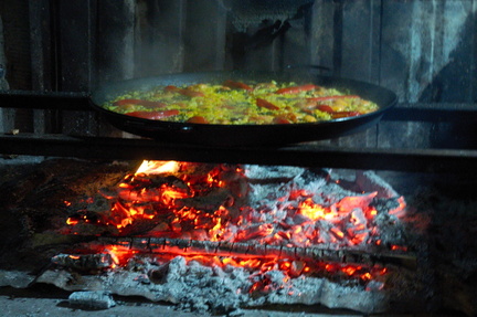 Paella, the culinary highlight of the trip